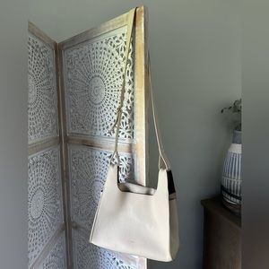 Cuyana Double Loop Bag in Ecru